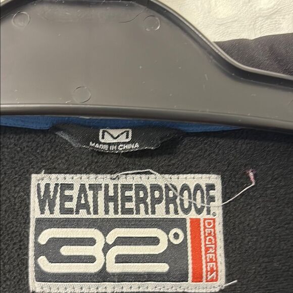 32 Degrees Black Windbreaker Jacket Size M - Picture 2 of 5